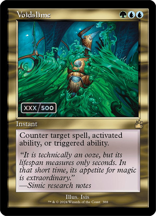 Voidslime (Retro Frame) (Serial Numbered) - 388 - (Ravnica Remastered)