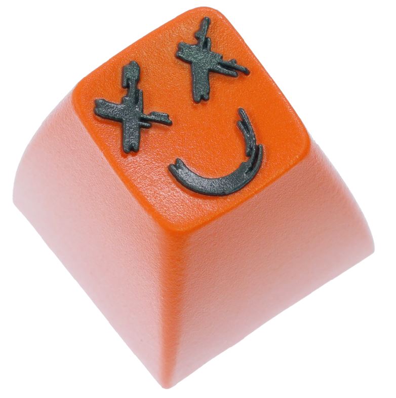 Hot Keys Project HKP Bucket Head Orange & Dark Grey (SA R1) Artisan Keycap