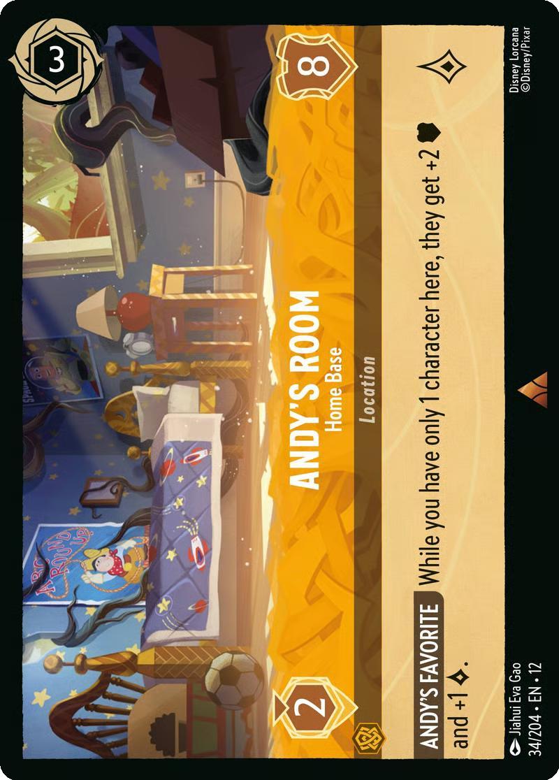 Andy's Room - Home Base - 34/204 [Wilds Unknown] [Non-Foil]