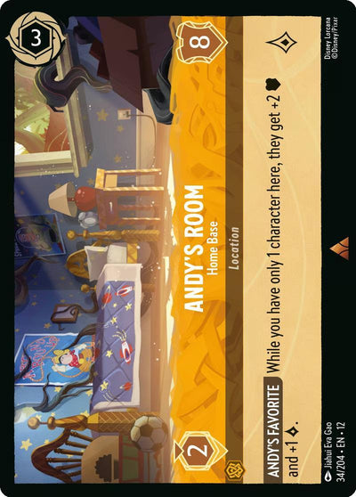Andy's Room - Home Base - 34/204 [Wilds Unknown] [Non-Foil]