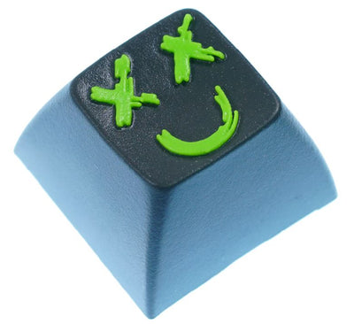 Hot Keys Project HKP Bucket Head Grey & Green (SA R4) Artisan Keycap
