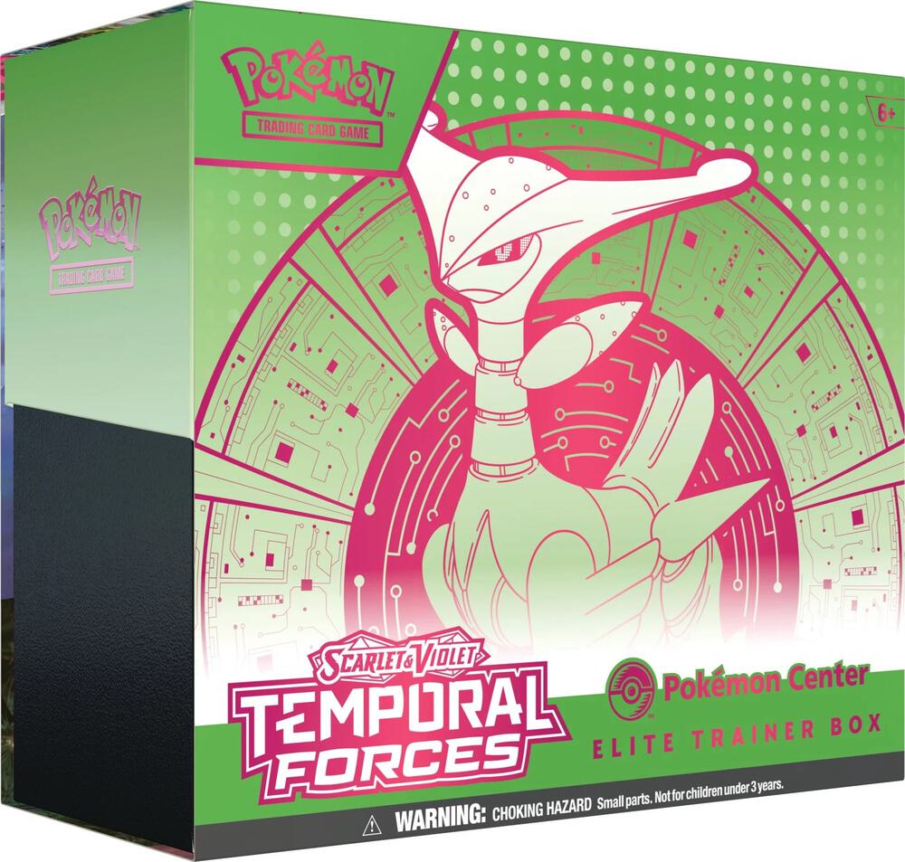 Pokemon: Temporal Forces PKMN CENTER Elite Trainer Box - Iron Leaves