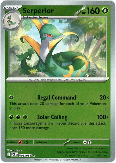 Serperior - 006/088 - Rare [me03-006] [Reverse Holo]