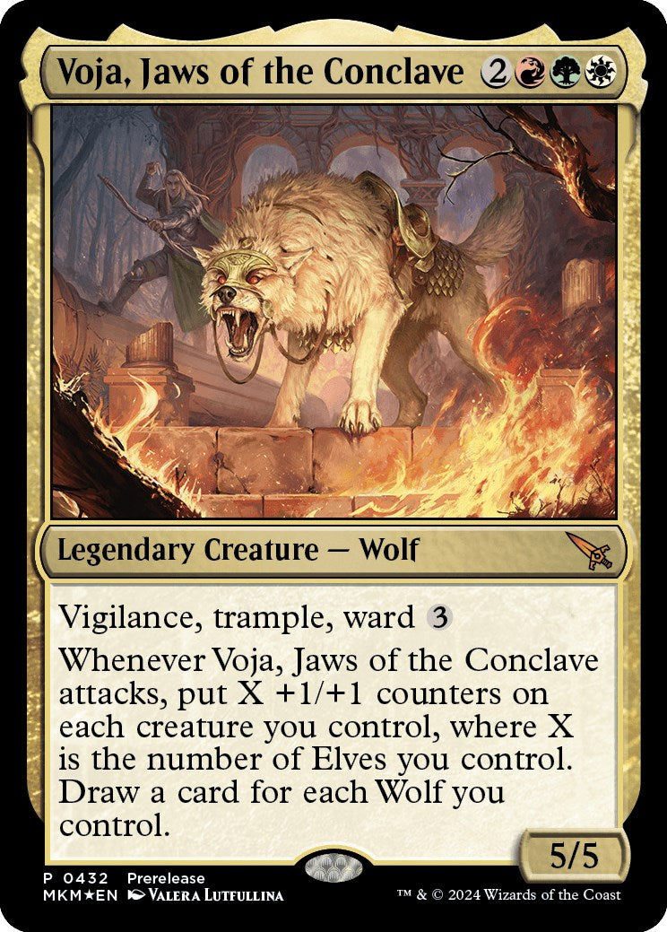 Voja, Jaws of the Conclave - 432 - (Prerelease Cards)