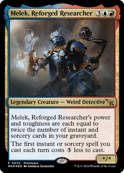 Melek, Reforged Researcher - 430 - (Prerelease Cards)