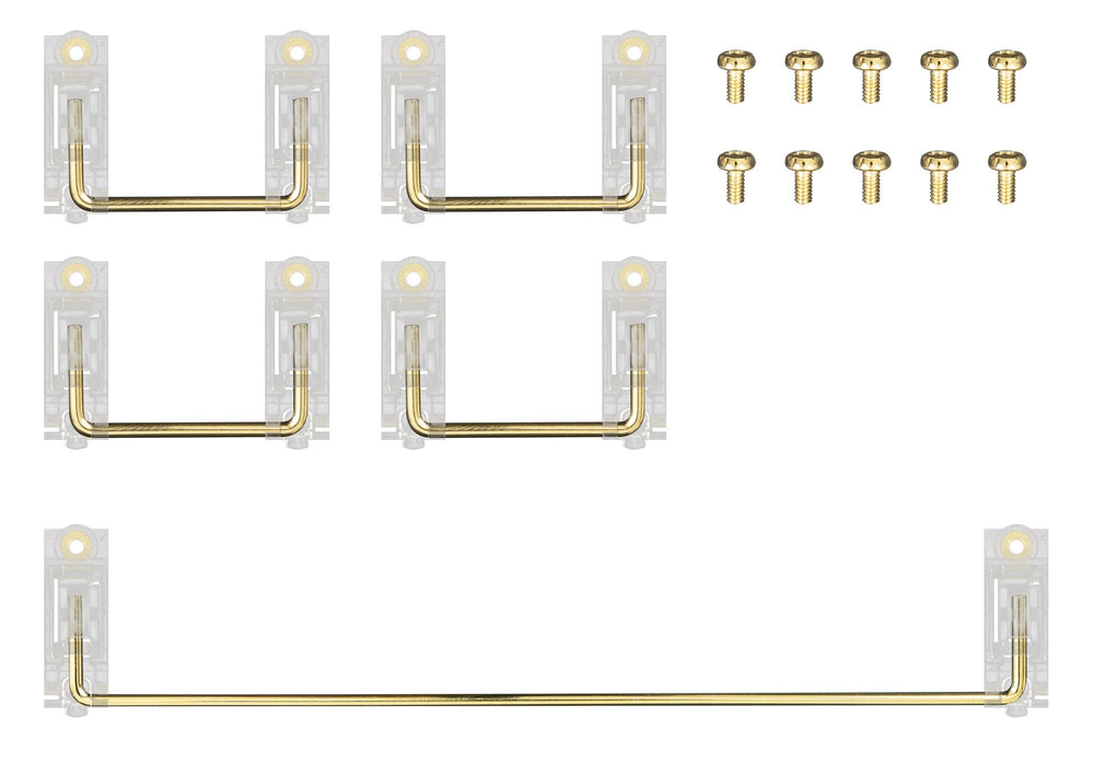 Zeal PC Stabilizers V2 PCB Mount Screw-in TKL Kit