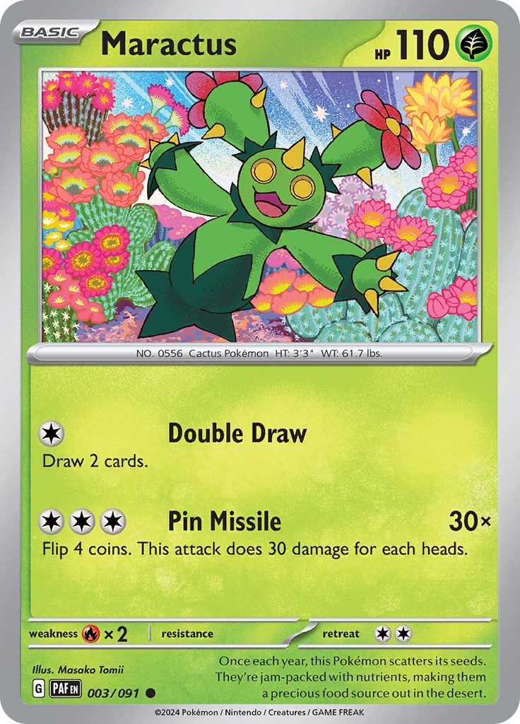 Maractus - 003/091 - (SV: Paldean Fates)