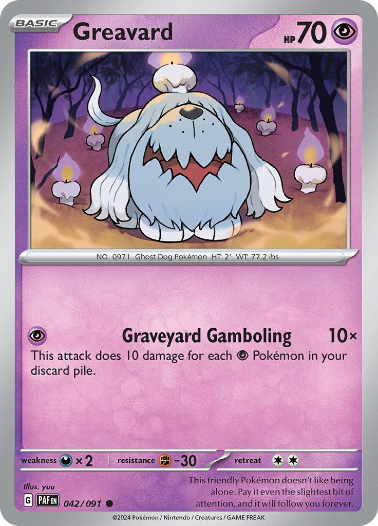 Greavard - 042/091 - (SV: Paldean Fates)