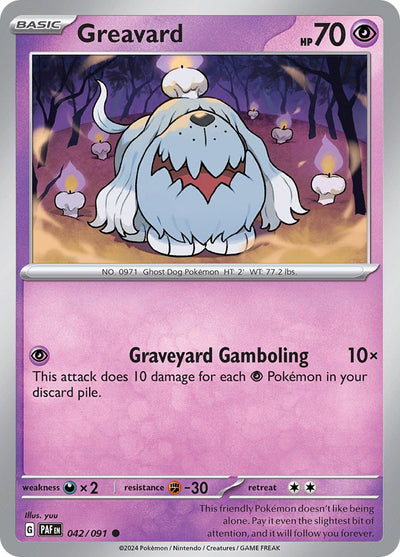 Greavard - 042/091 - (SV: Paldean Fates)