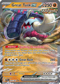 Great Tusk Ex 53 Sv Paldean Fates Holofoil
