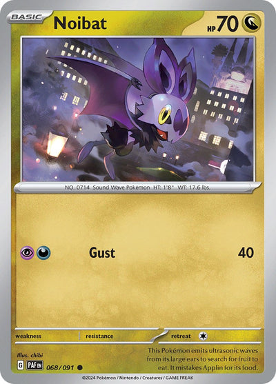 Noibat - 068/091 - 068/091 - (SV: Paldean Fates)