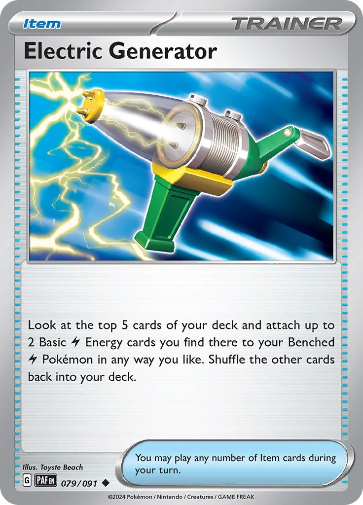 Electric Generator - 079/091 - (SV: Paldean Fates)