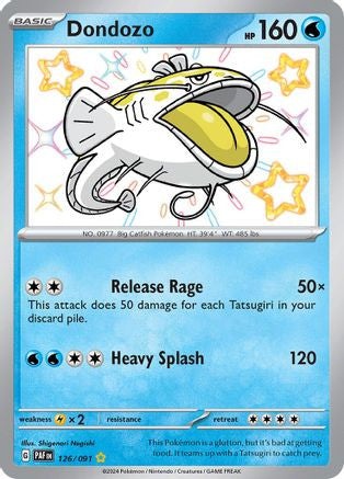Dondozo 126 Sv Paldean Fates Holofoil