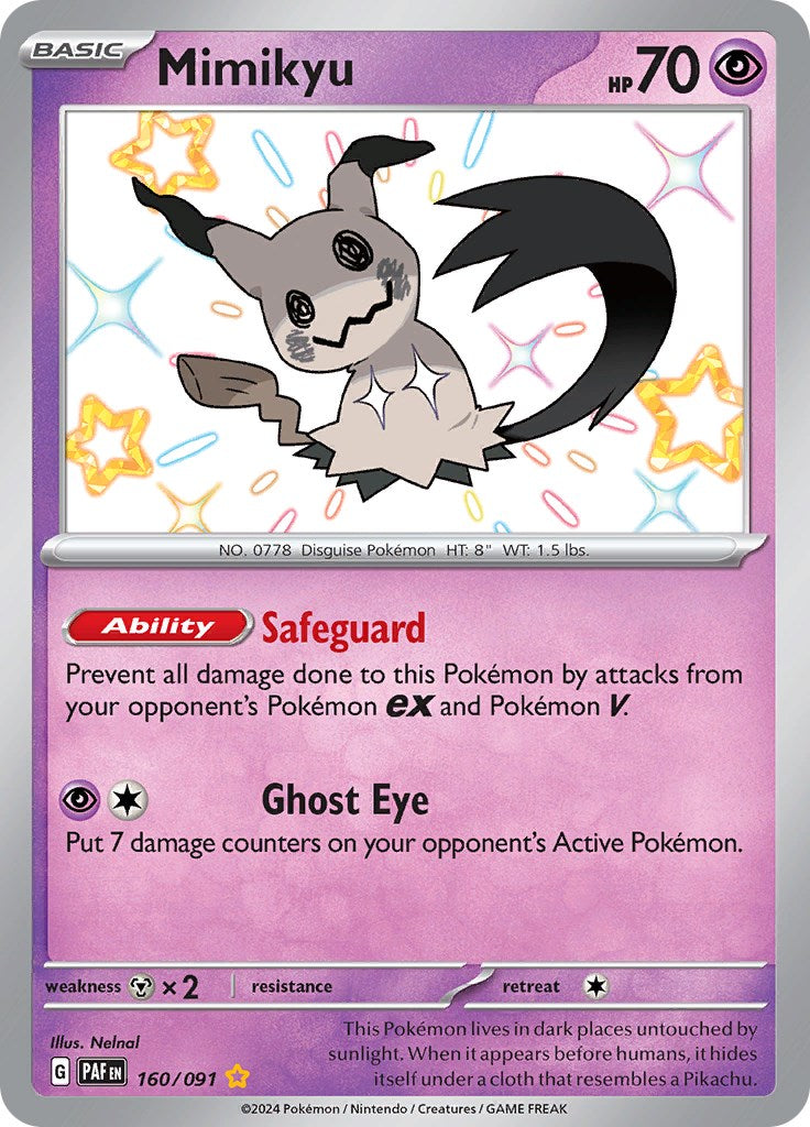 Mimikyu -160/091 - 160/091 - (SV: Paldean Fates)