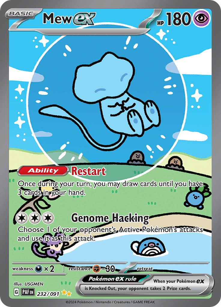Mew ex - 232/091 - 232/091 - (SV: Paldean Fates)