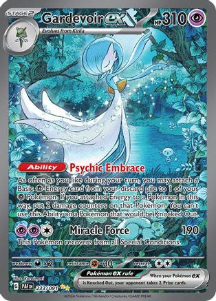 Gardevoir Ex 233 Sv Paldean Fates Holofoil