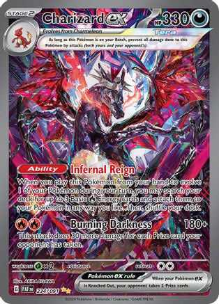 Charizard Ex 234 Sv Paldean Fates Holofoil