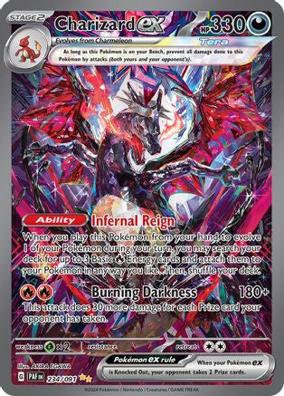 Charizard Ex 234 Sv Paldean Fates Holofoil Lp