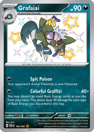 Grafaiai 190 Sv Paldean Fates Holofoil