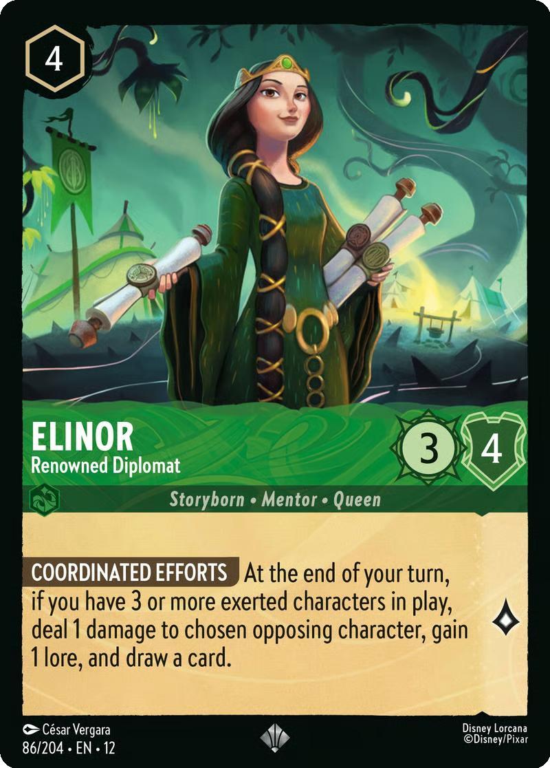 Elinor - Renowned Diplomat - 86/204 [Wilds Unknown] [Non-Foil]