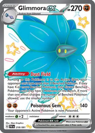 Glimmora ex (218/091) - SV Paldean Fates Holofoil