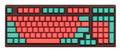 Leopold x MK FC980M Vapor Double Shot PBT Mechanical Keyboard