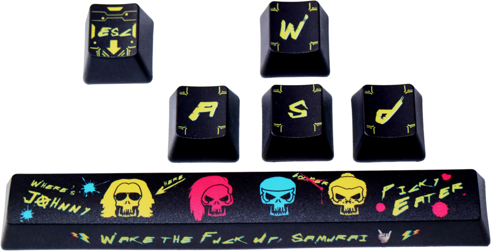 Traitors Where's Johnny 6 Key OEM Profile Dye Sub PBT Keycap Set