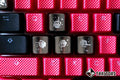 Traitors Skeleton Loading 6 Key OEM Profile Chromium Plated Laser Engraved ABS Keycap Set