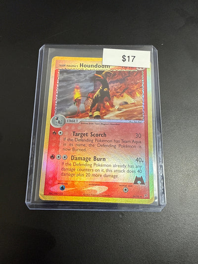 Pokemon Team Magma’s Houndoom Rev Holo #34/95