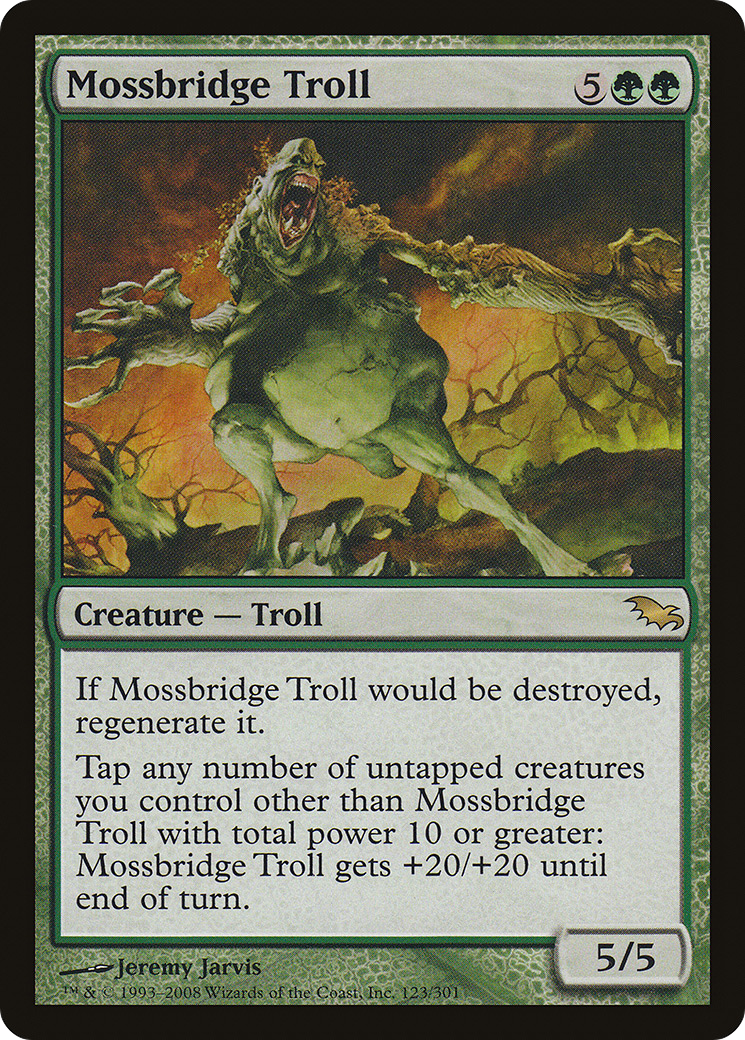 Mossbridge Troll (SHM-123) - Shadowmoor Foil