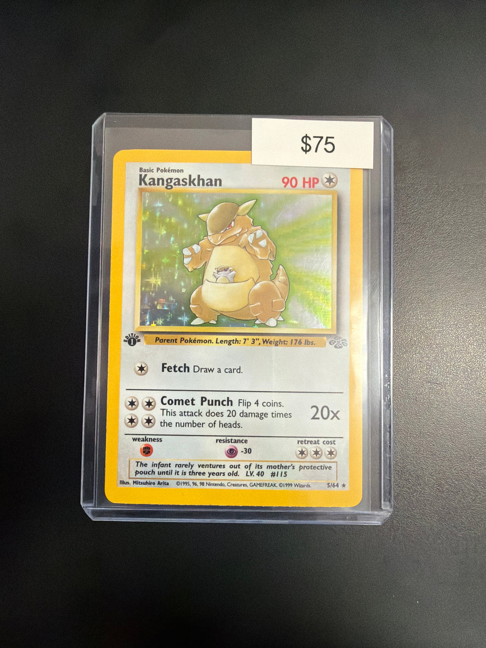 Pokemon Kangaskhan Jungle 1st Ed. 5/64 NM