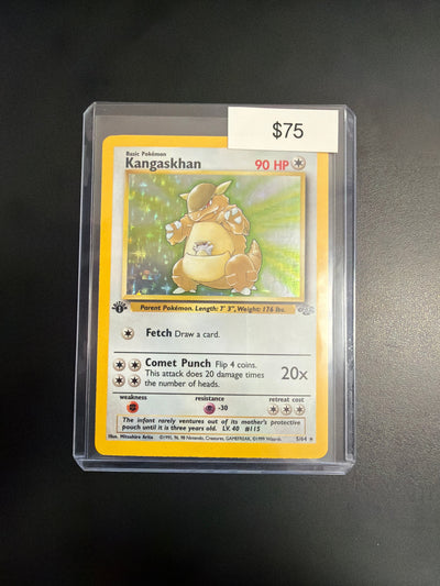 Pokemon Kangaskhan Jungle 1st Ed. 5/64 NM