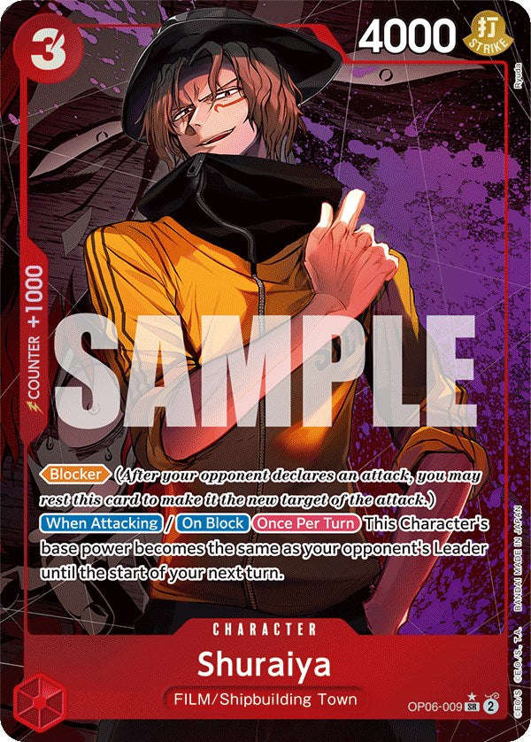 Shuraiya (Alternate Art) - OP06-009 - (Wings of the Captain)