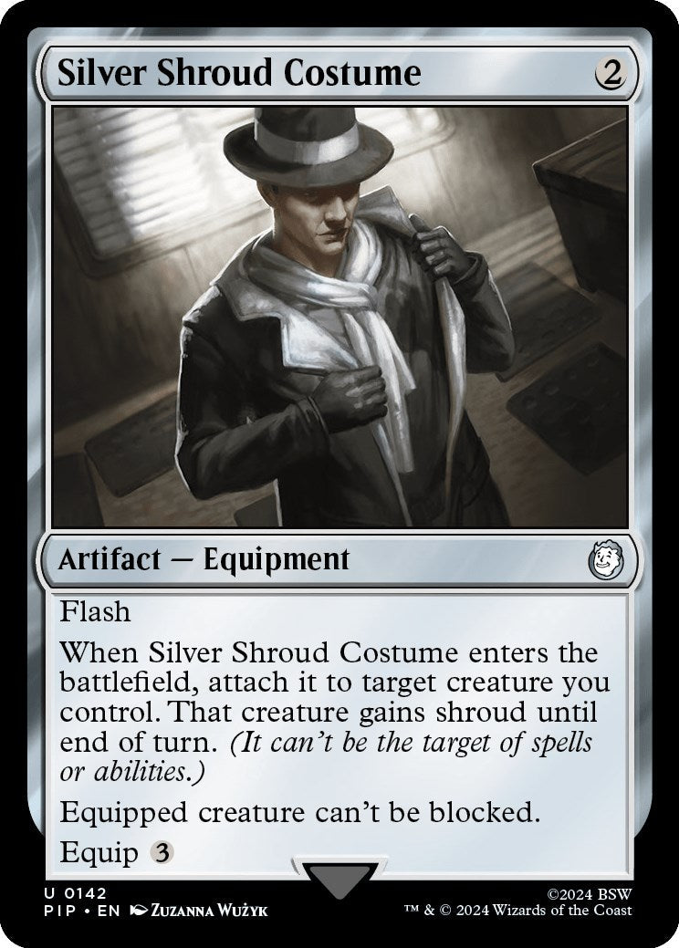 Silver Shroud Costume - 142 - (Universes Beyond: Fallout)