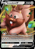 Greedent V 53 72 Shining Fates Holofoil