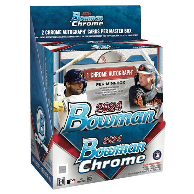 2024 Bowman Chrome Baseball Hobby 12 Box Case