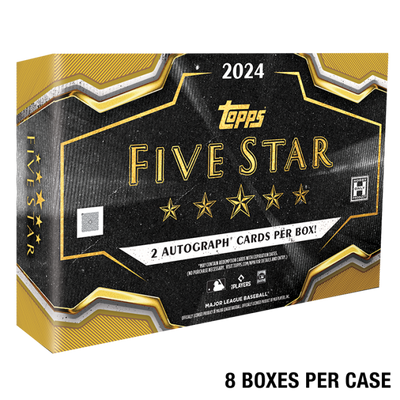 2024 Topps Five Star Baseball Hobby 8 Box Case