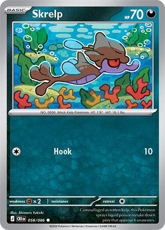 Skrelp - 058/086 - Common [me04-058] [Non-Holo]