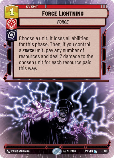 Force Lightning (Hyperspace) - 401 - (Spark of Rebellion)