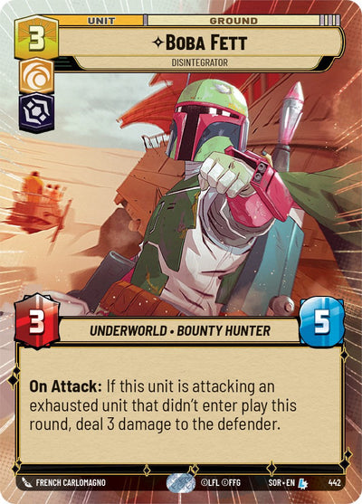 Boba Fett - Disintegrator (Hyperspace) - 442 - (Spark of Rebellion)