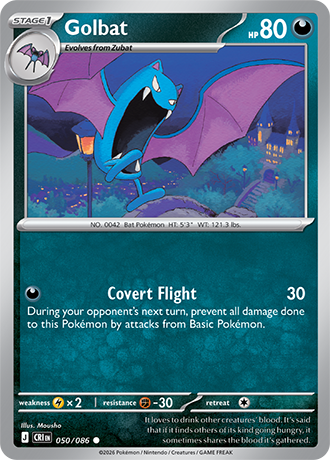 Golbat - 050/086 - Common [me04-050] [Non-Holo]