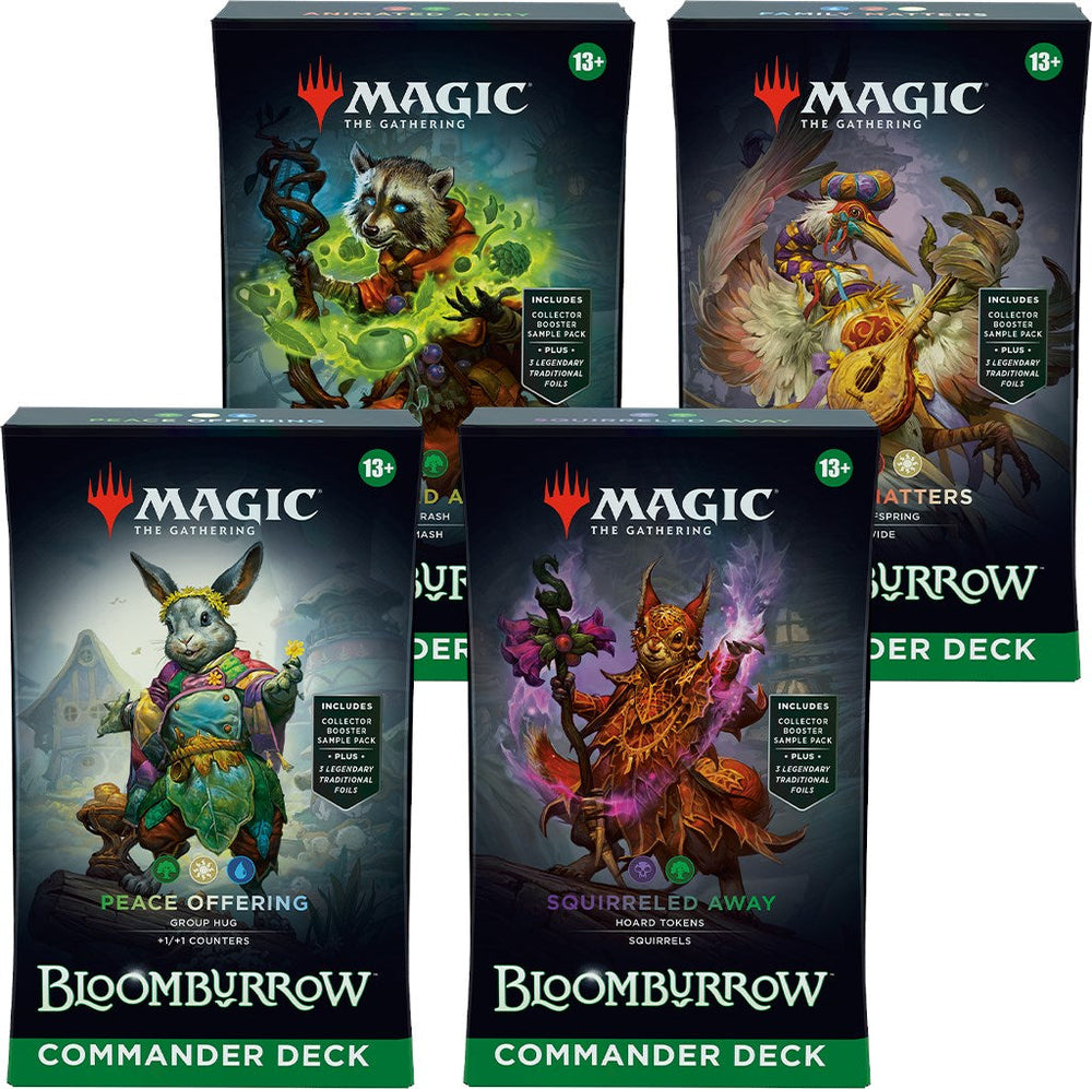 Magic: The Gathering - Bloomburrow Commander Deck Display