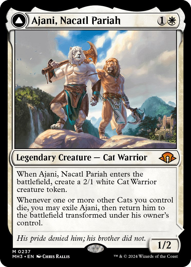 Ajani, Nacatl Pariah - 237 - (Modern Horizons 3)