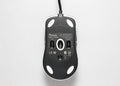 Ducky Black & White Feather Mouse (Huano Blue Microswitch)