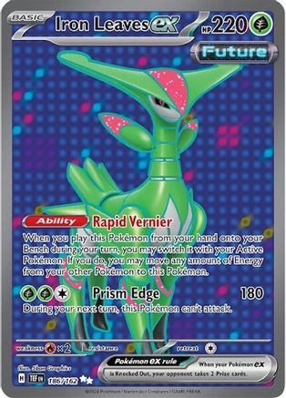 Iron Leaves ex (186/162) - SV05 Temporal Forces Holofoil