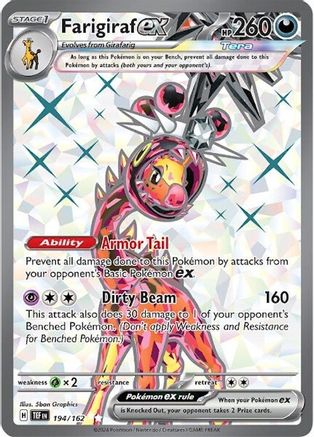 Farigiraf ex (194/162) - SV05 Temporal Forces Holofoil