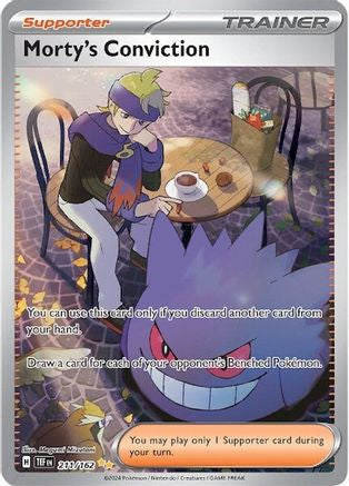 Morty's Conviction 211 Sv05 Temporal Forces Holofoil
