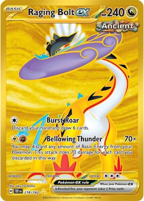 Raging Bolt ex - 218/162 - SV05: Temporal Forces