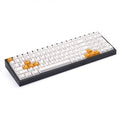 NPKC White Orange 134 Key Cherry Profile Dye Sub PBT Keycap Set