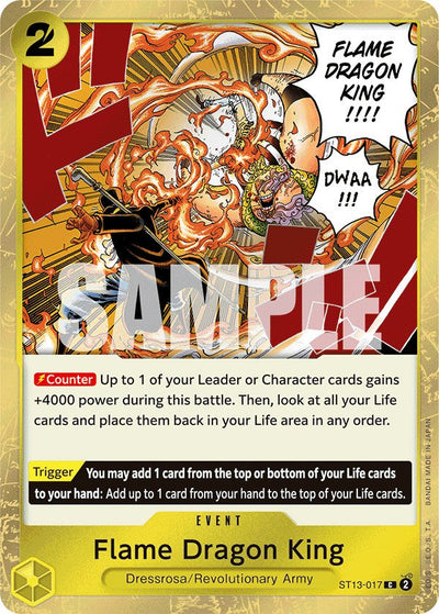 Flame Dragon King - ST13-017 - (Ultra Deck: The Three Brothers)